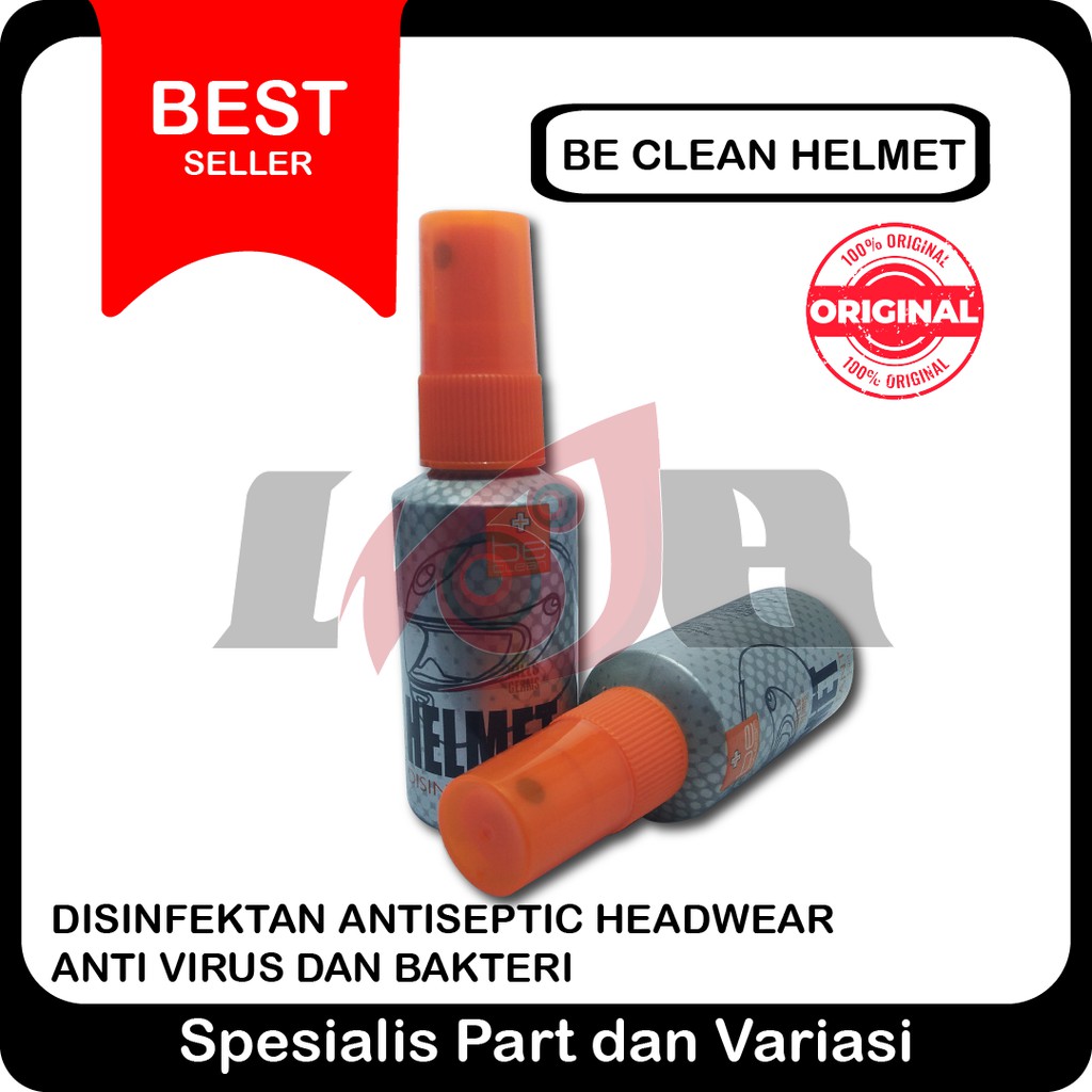 Helmet Disinfectant Spray Helm Disinfektan Germs Corona Virus Covid-19