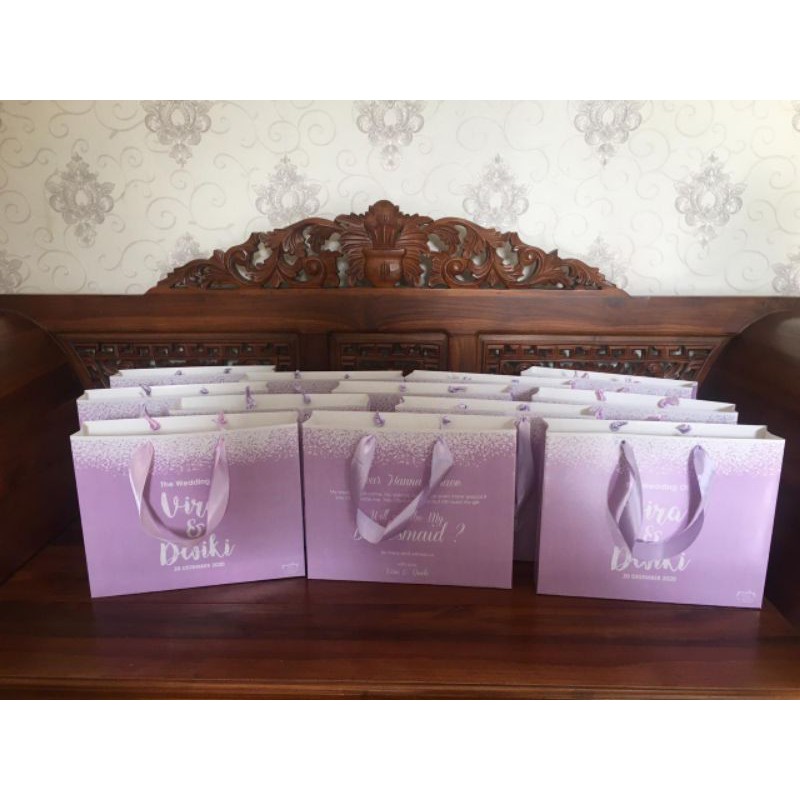 

Paper Bag Bridesmaid Costum (Full Warna)