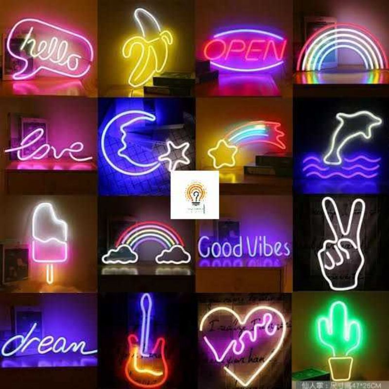 Lampu Neon Flex 12V Meteran Neon Sign