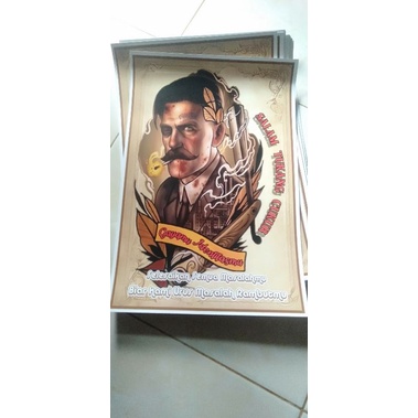 poster barbershop potong rambut