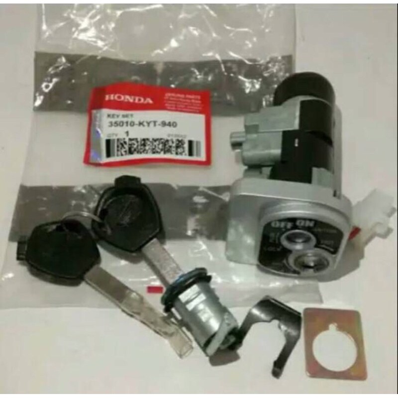 Kunci kontak scoopy karbu-vario techno 110 karbu kunci kontak plus kunci jok - KVB