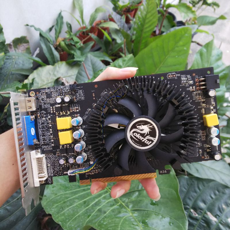 Vga Nvdia 9800GT DDR3 256bit bukan GT 430 GT 630 HD 5570 HD 6570 DDR5 128bit