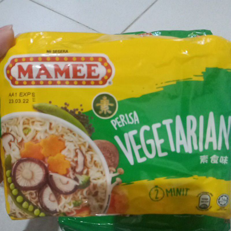 

MIE MAMEE VEGETARIAN PACK ISI 5 BUNGKUS