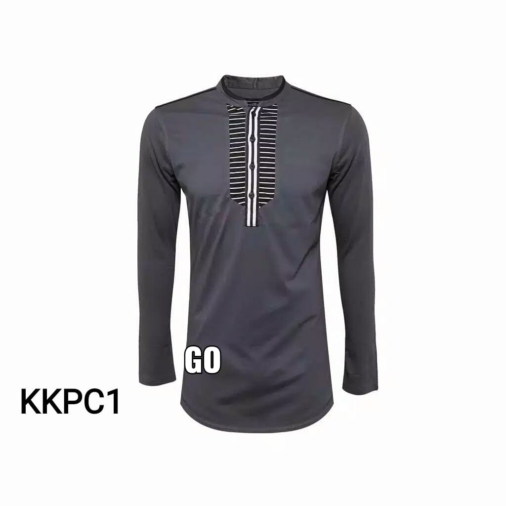 bego KKPC CRESSIDA BAJU KOKO PRIA REGULAR Kemeja Casual Kemeja Lengan Panjang