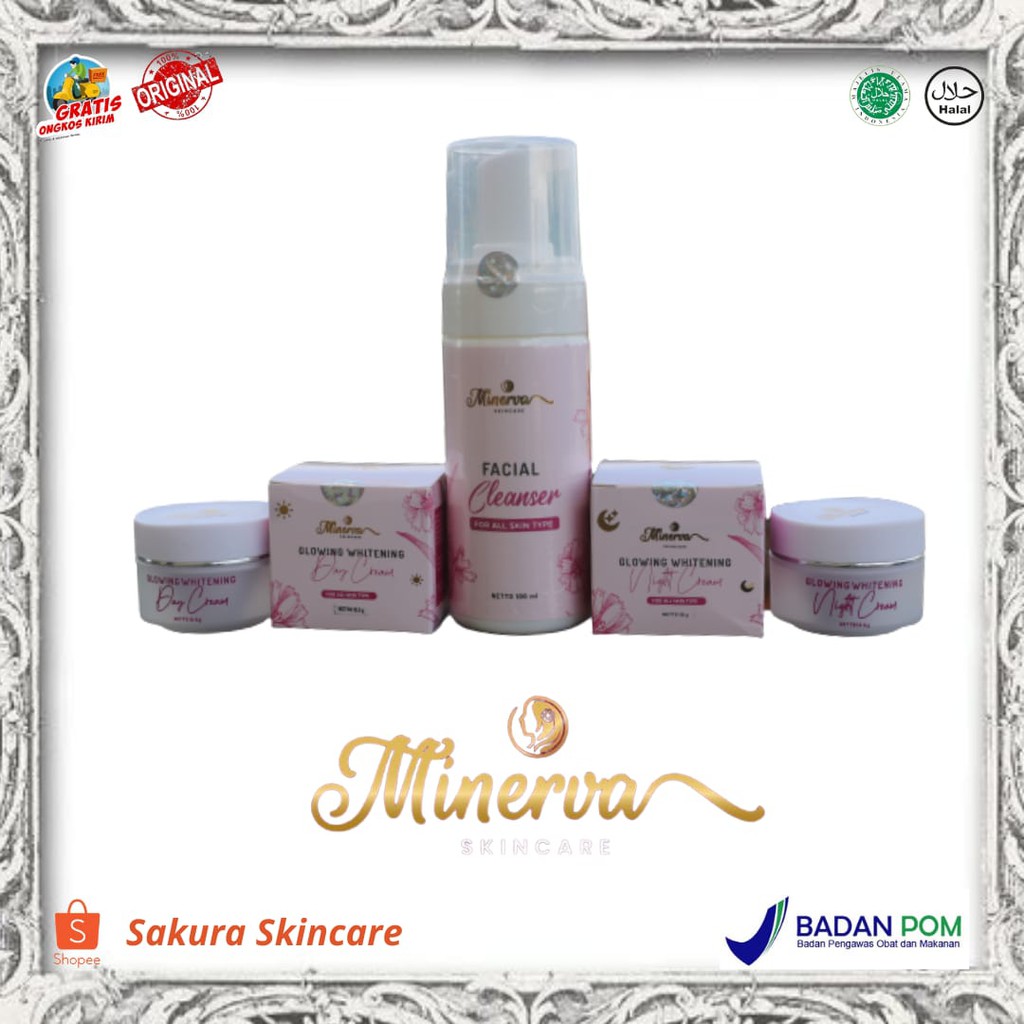 COD - Paket Minerva Skincare / Perawatan Wajah Kualitas Terbaik / Dijamin Oiriginal Bpom / Minerva