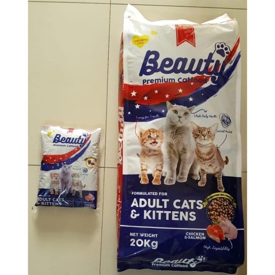 beauty cat food for adult & kitten (10 kg) setara cat choize ori cat
