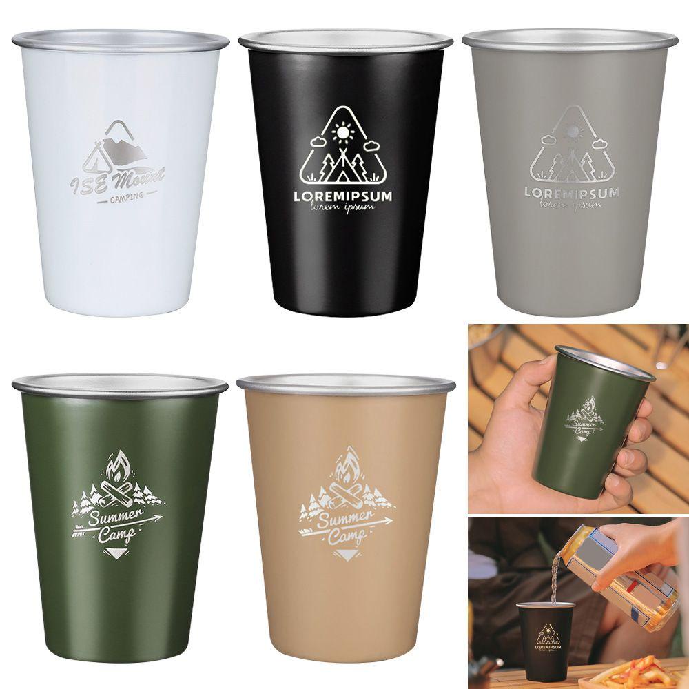 Top Tumbler Cangkir Gelas Cangkir Portable Outdoor Camping Mug Kopi