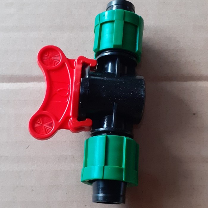 Stop Kran Selang Lock Connector 16mm On Off Air Anti Karat Plastik