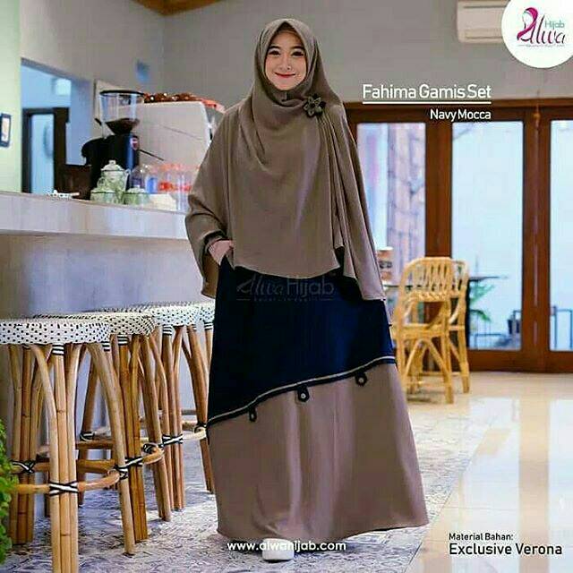 Fahima Gamis Set DRESS MUSLIM l baju wanita l baju gamis l dress l gamis l  baju gamis l fashion wan