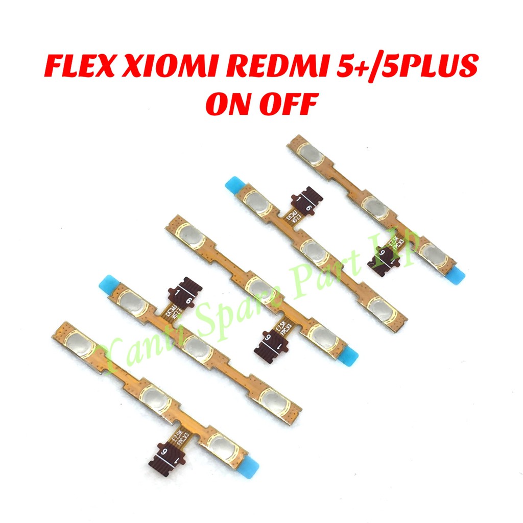 Flexible On Off Xiaomi Redmi 5 Plus Original Terlaris New