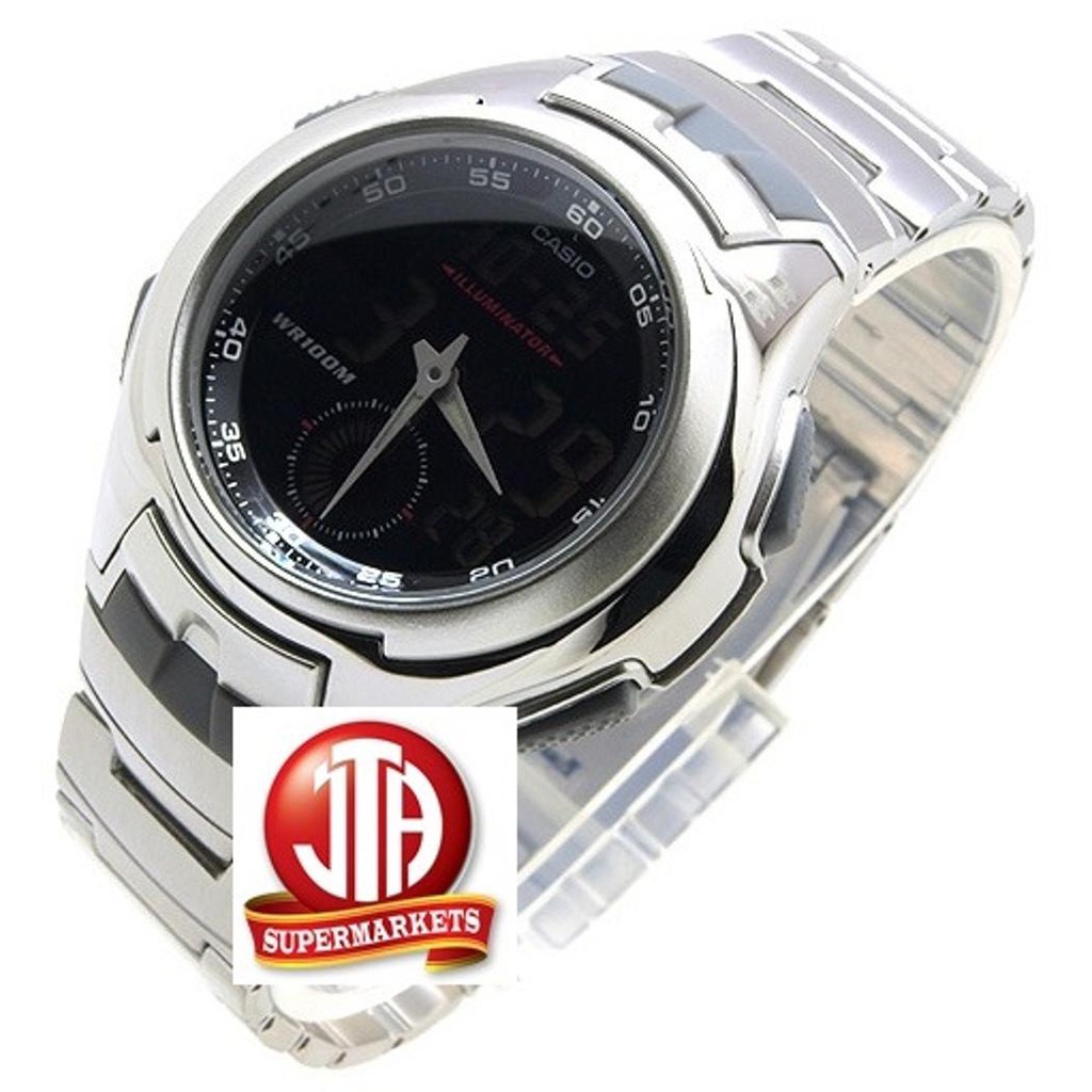 Jam Tangan Casio Original Pria AQ 160WD 1B