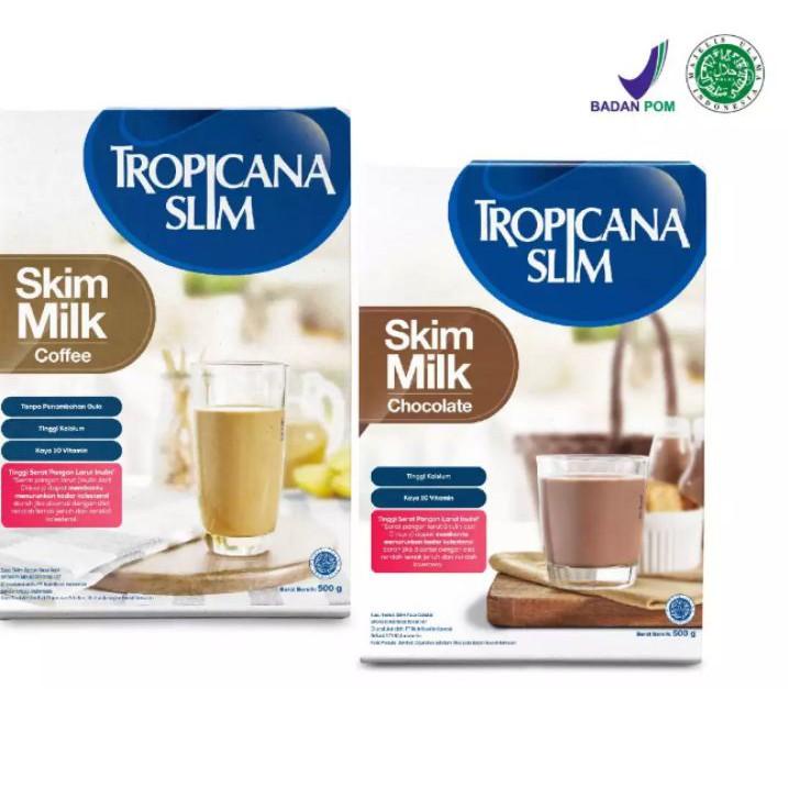 

Special Tropicana Slim All Variant Skim Milk Low Fat dan High Fiber Milk exp.2023/2024 Coffee dan Chocolate 500gr ✔