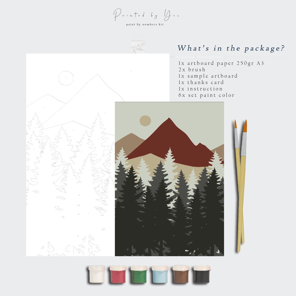 

Paint By Number Kit A3, TR-LANDSCAPE 4