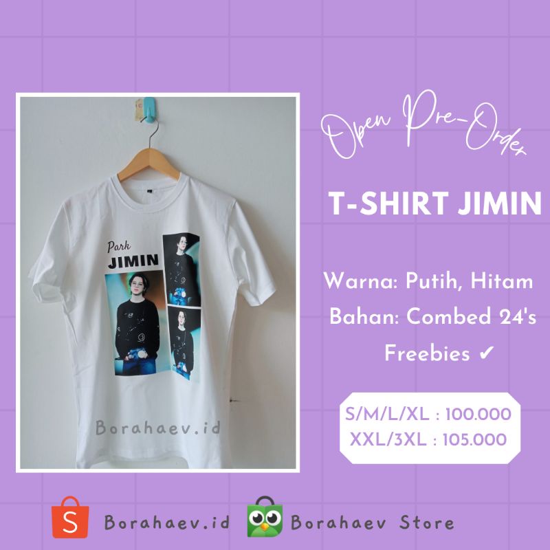 T-SHIRT JIMIN BTS / KAOS JIMIN BTS / KAOS BTS
