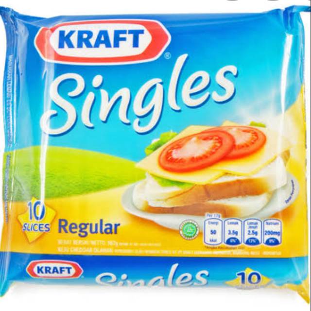 

Kraft singles slice keju 10 slices