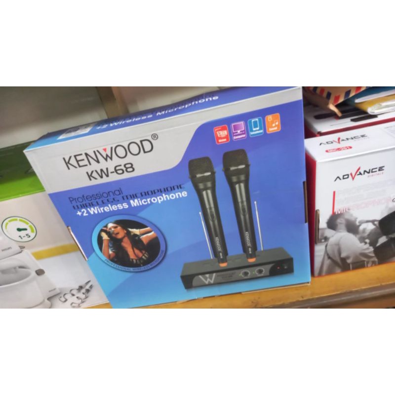 Mic kenwood KW 68 WIRELESS