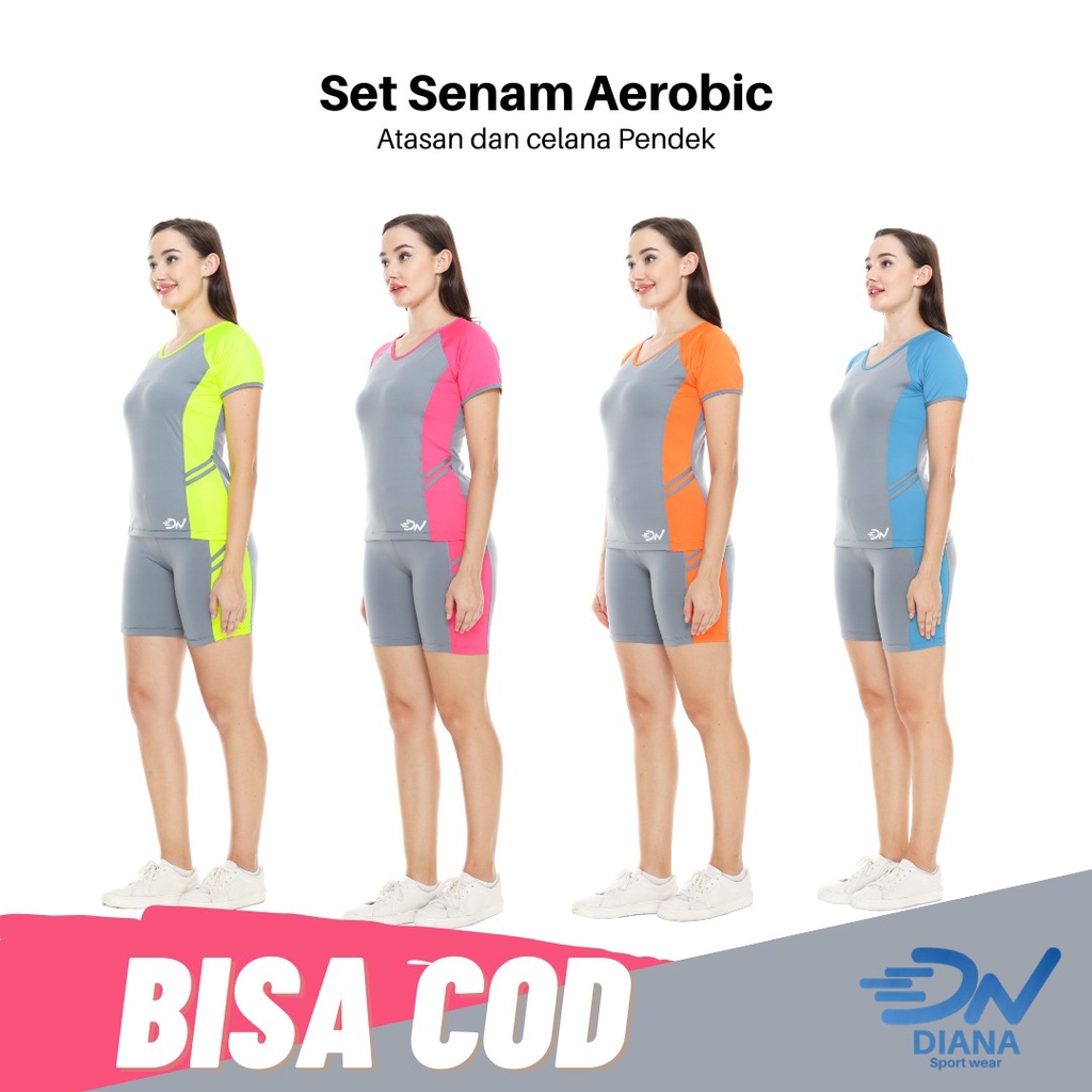 setelan senam wanita | baju setelan senam wanita dewasa | baju setelan aerobik | pakaian senam aerob