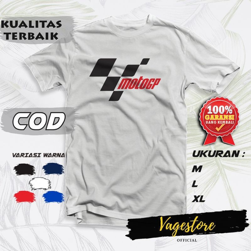 PAKAIAN ATASAN BAJU KAOS BALAP MOTOGP MOTO GP VALENTINO ROSSI VR 46 ORIGINAL ORI PRIA DEWASA MURAH