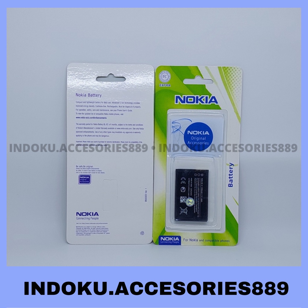 BATERAI NOKIA BL-5C / BL-4C ORIGINAL 100% FC