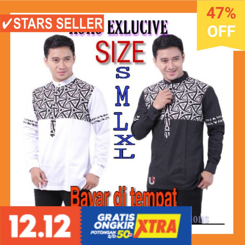 PAKAIAN MUSLIM TERBAIK PALING ANAK ORANG TUA PINK MURAH / KOKO PRIA LENGAN PANJANG KOMBINASI BATIK