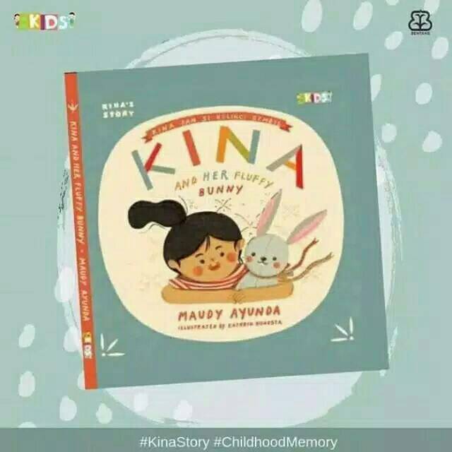 Kina and Her Fluffy Bunny by Maudy Ayunda