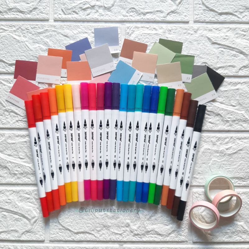 

Joyko Dual Tip Brushpen Satuan #1