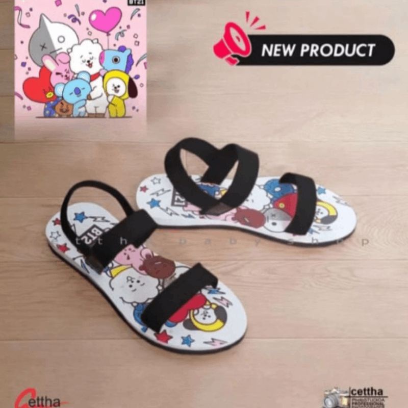 Sandal Gunung Anak Perempuan BT Karet