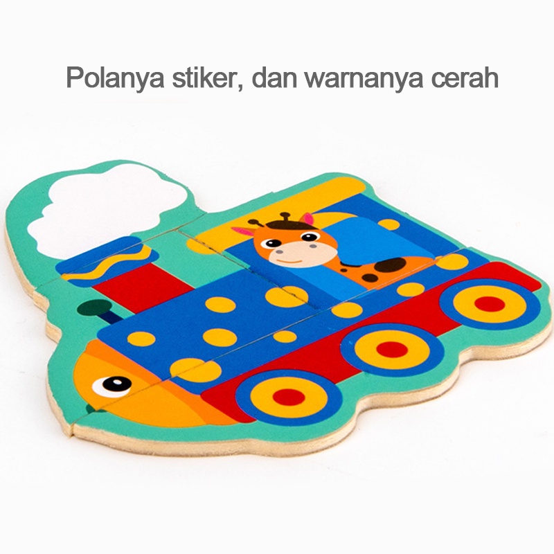 Puzzle kayu anak/Mainan Edukasi anak/wooden toys  L275