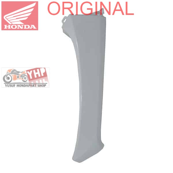 COVER kiri FRONT GARNISH putih HONDA GENIO 64202-K0J-N00ZD ORI AHM