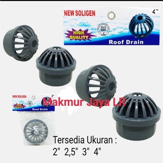 Jual Roof Drain 2" 2 1/2" 21/2" 2,5" PVC SOLIGEN / Saringan Talang ...