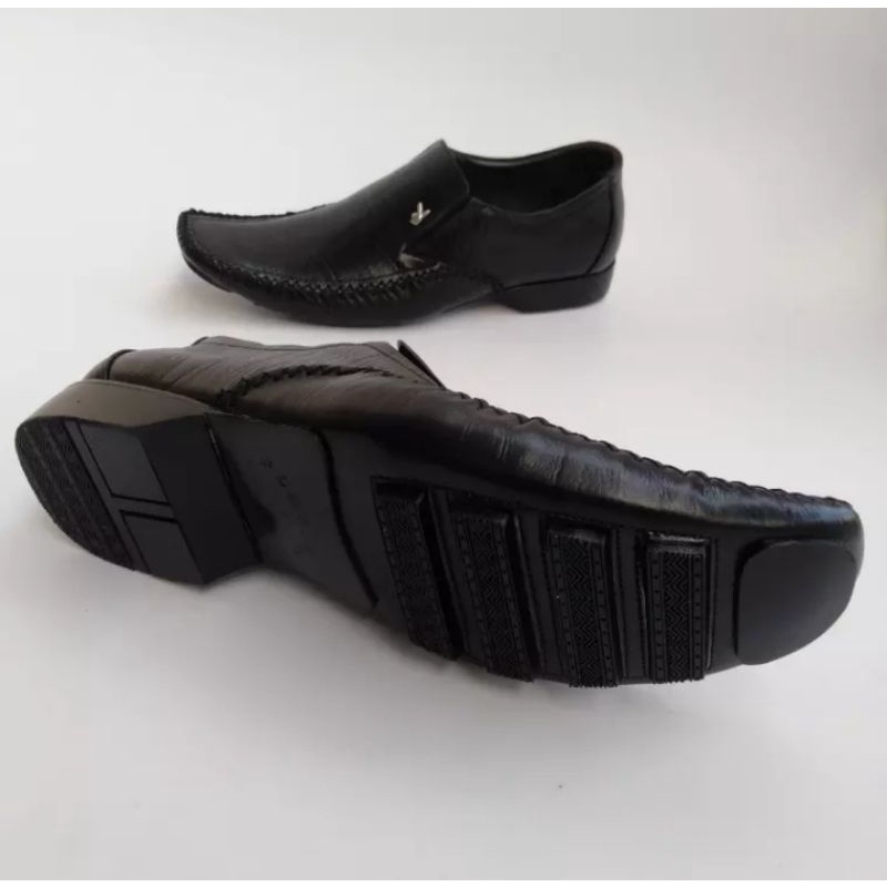 Sepatu Pantofel Pria Kulit Sapi Asli 100%  Sepatu Kantoran Trendi Sepatu Formal Pria Kulit Sapi Asli