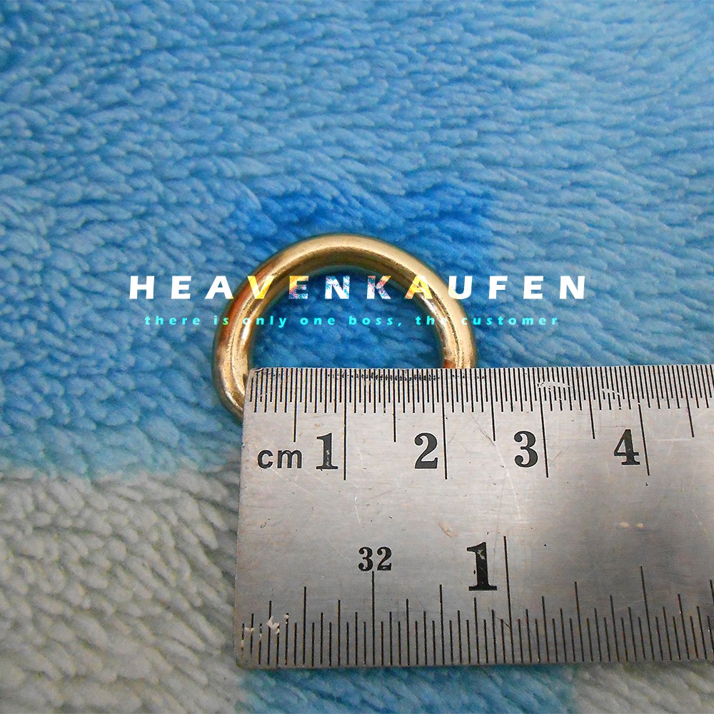 Ring D 2 cm Gold Muda / Emas Muda Premium Quality