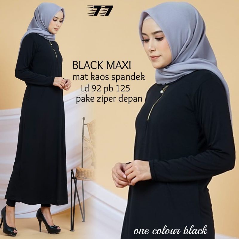 POLOSAN GAMIS KUSUS HITAM