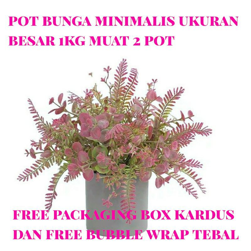 pot besar /pot meja tamu/ pot warna /pot warna eknic pot 10 cm