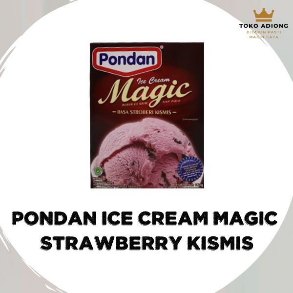 

PONDAN ICE CREAM MAGIC STRAWBERRY KISMIS