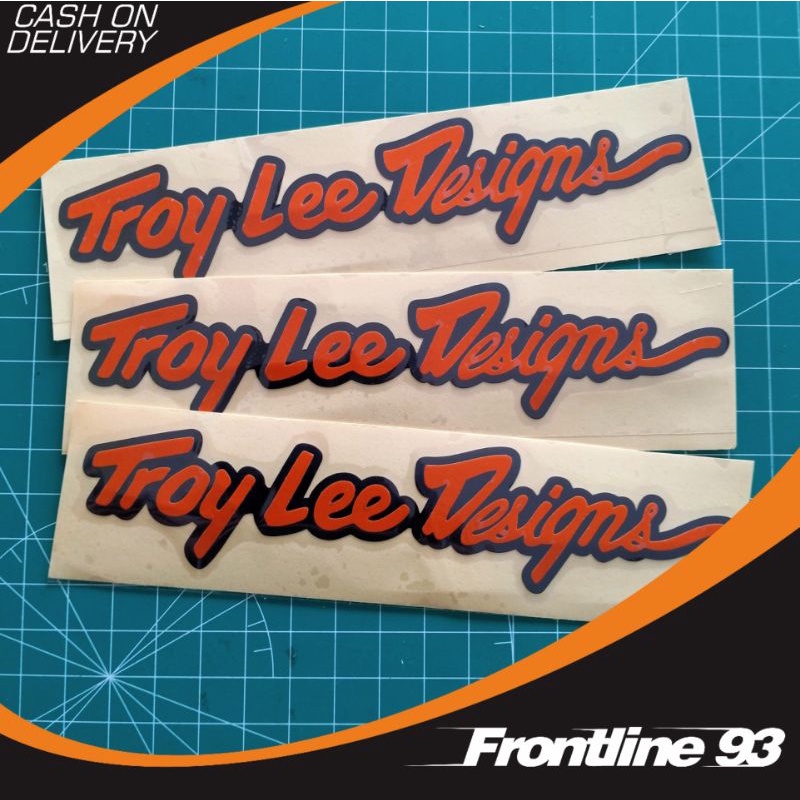 Sticker Cutting TROY LEE DESIGN - stiker Troy lee design - stiker racing - stiker motor mobil helm d