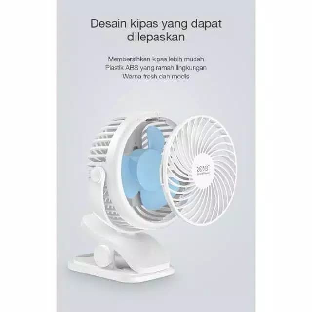 Trend-ROBOT Mini Hand Fan RT-BF10 Kipas Angin Mini Portable Garansi Original Resmi