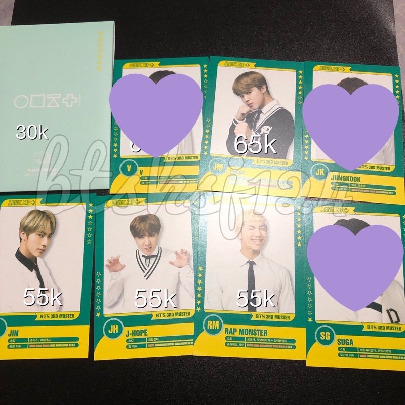 BTS 3rd Muster Player Card