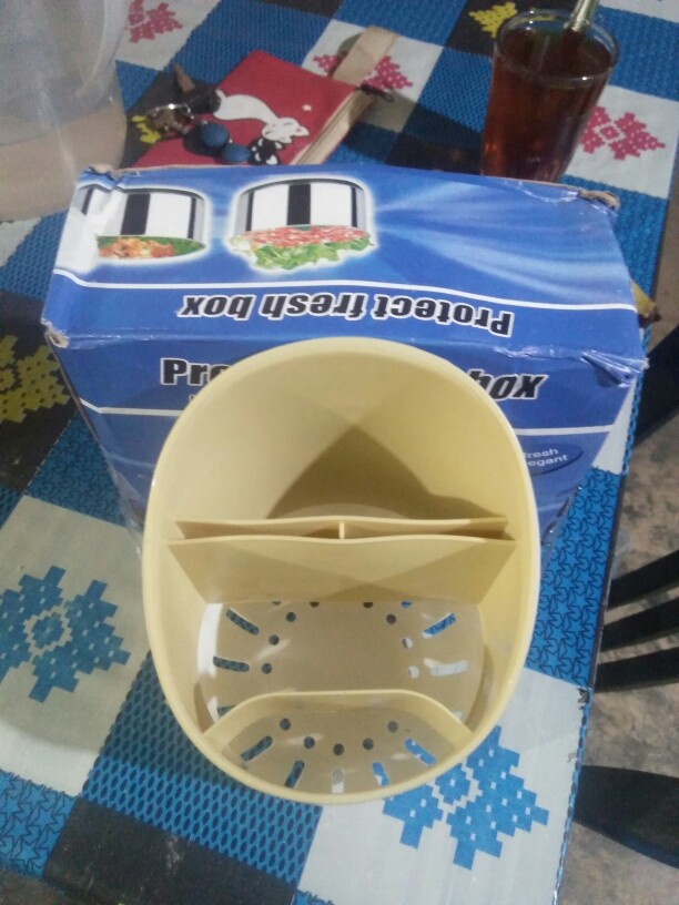 Tempat Sendok Garpu Sumpit Wadah Pisau Rak Tirisan Perlengkapan Dapur