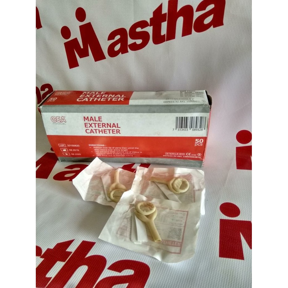 Male External Catheter Cateter Condom Kondom Kateter Pria Laki Gea Satuan