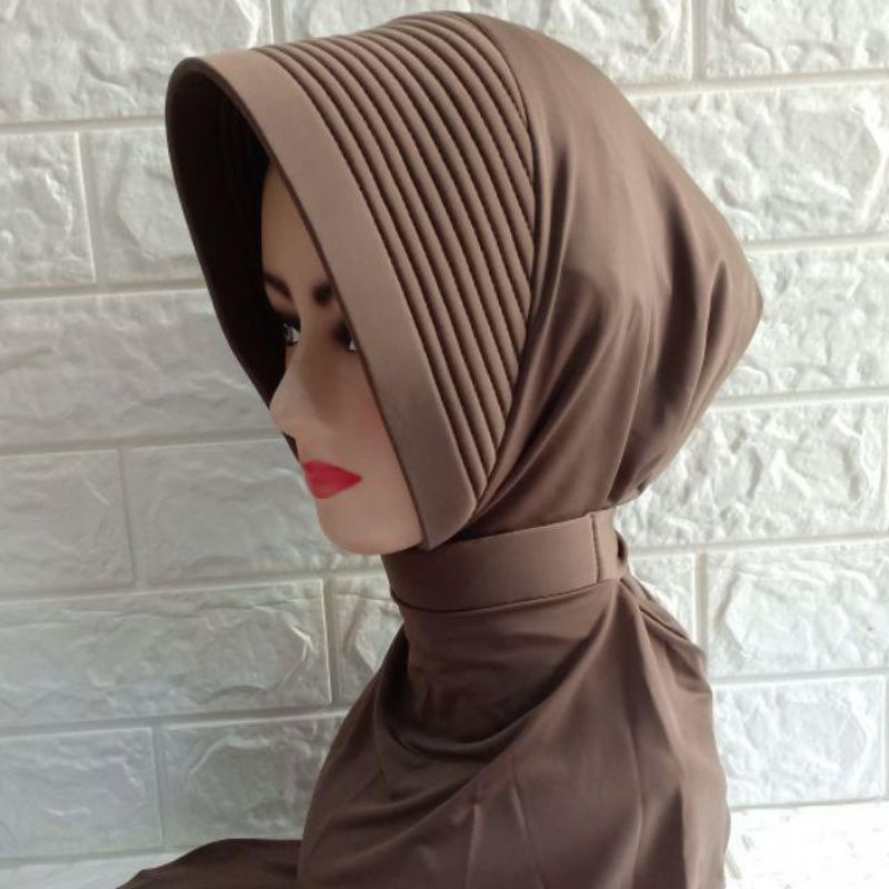 Jilbab PNS Kemhan Free Pouch