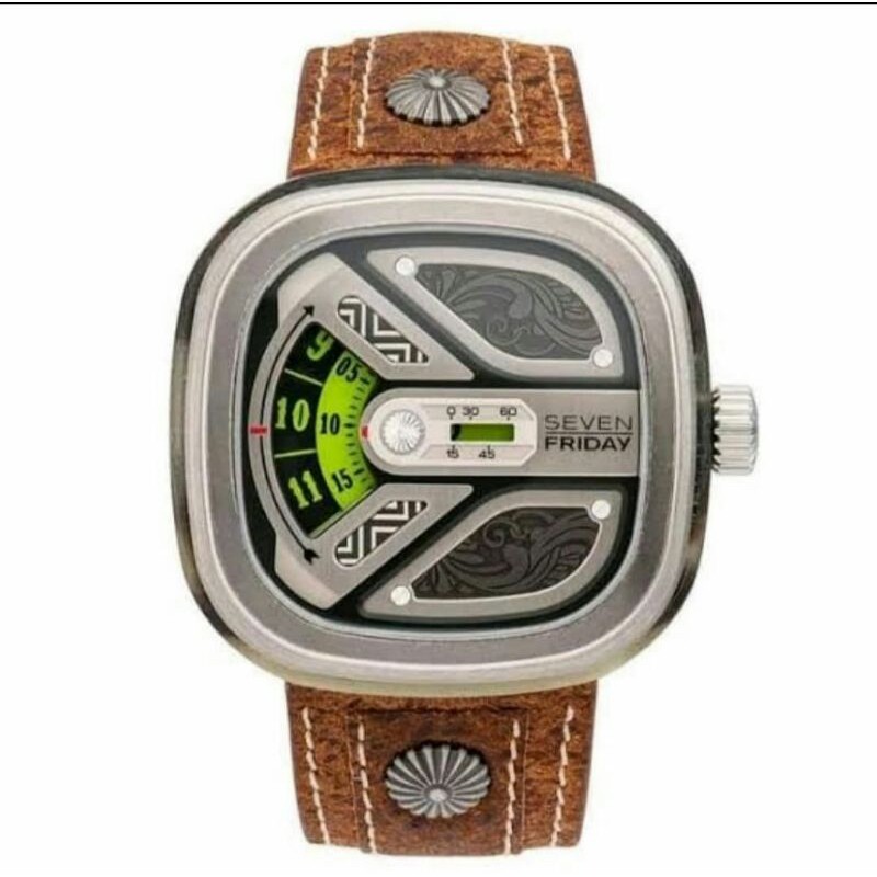 SEVEN FRIDAY SF M1B/02 JAN TANGAN PRIA GRATIS BOX ORI+RUBBER