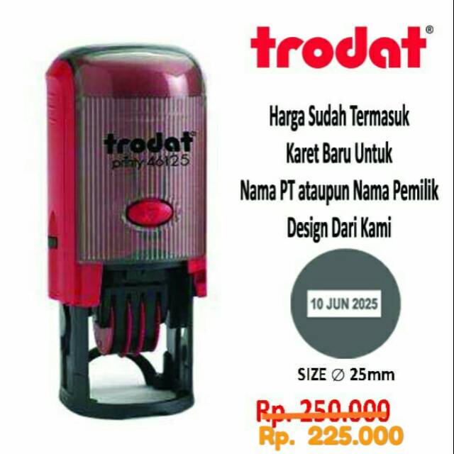 

stempel trodat 46125 size 25mm