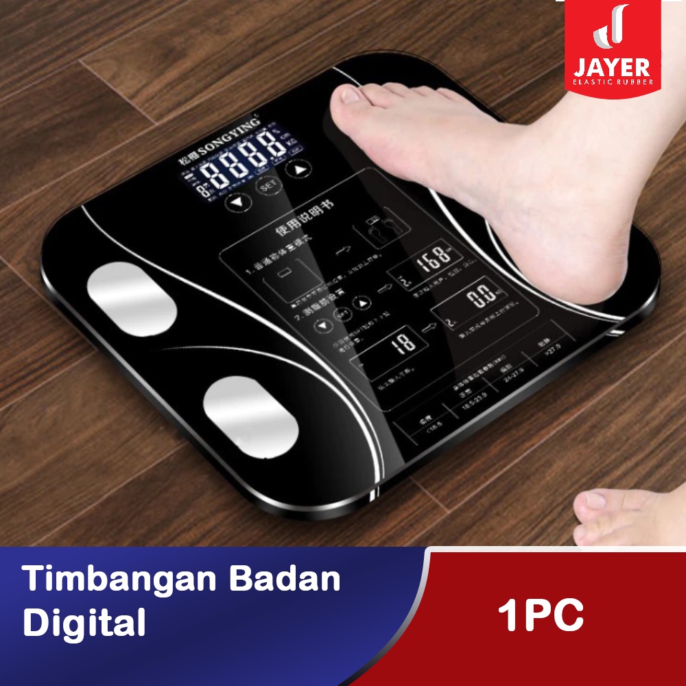 Timbangan Badan Digital Fat Body Controling / Timbangan badan kaca