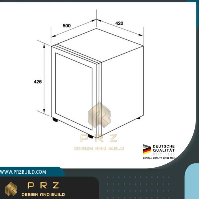 Hafele Denali Mini Bar - Showcase Kulkas Mini / Kulkas Kecil Km76878