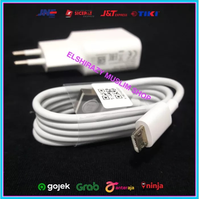 Charger Xiaomi Redmi ORIGINAL 100% Micro USB 2 Ampere Putih