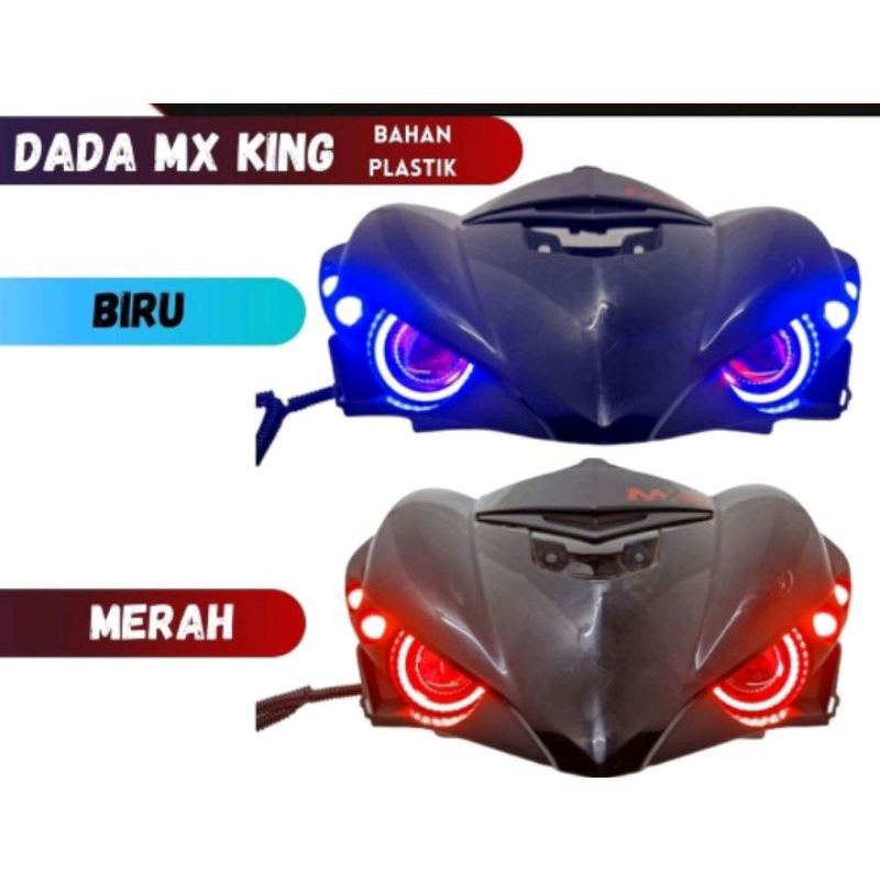 dada lampu led mx king mx150 mx king new  bahan full plastik