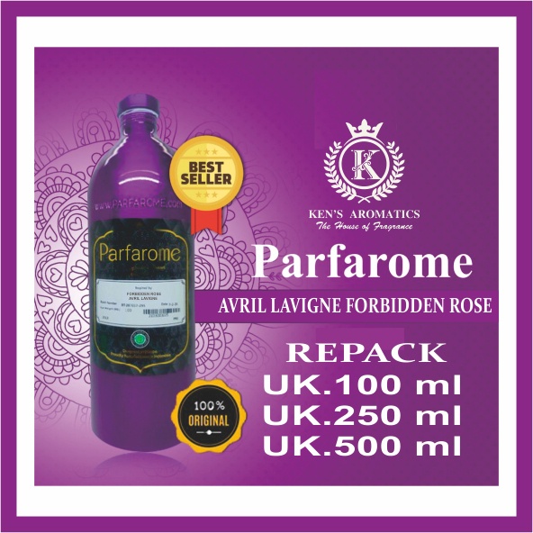 Parfum Avril Lavigne Forbidden Rose by Parfarome Premium Biang Murni Repack