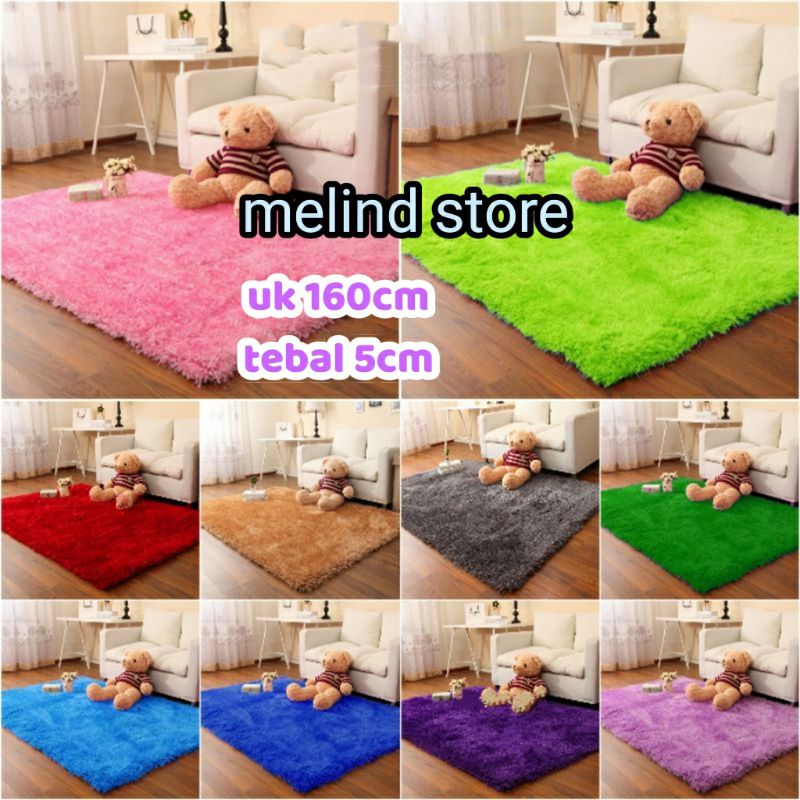 M1 melind store karpet bulu tebal 3cm karpet rasfur pekanbaru Riau