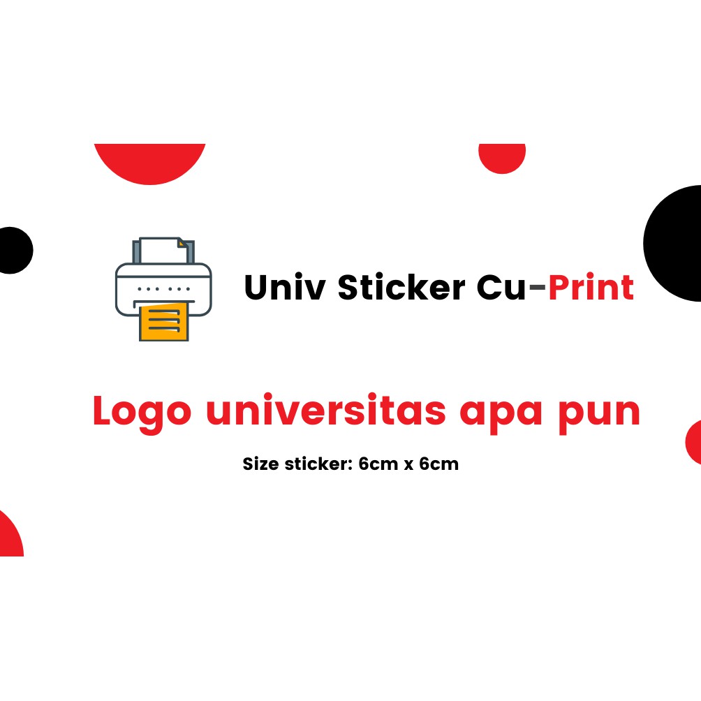 

EXTRA UNIV STICKER by Cuwprint